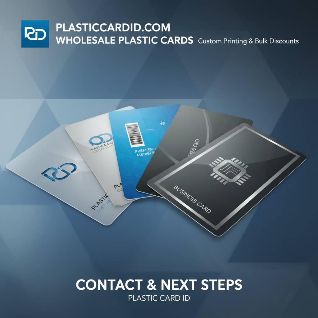 Contact & Next Steps Plastic Card ID